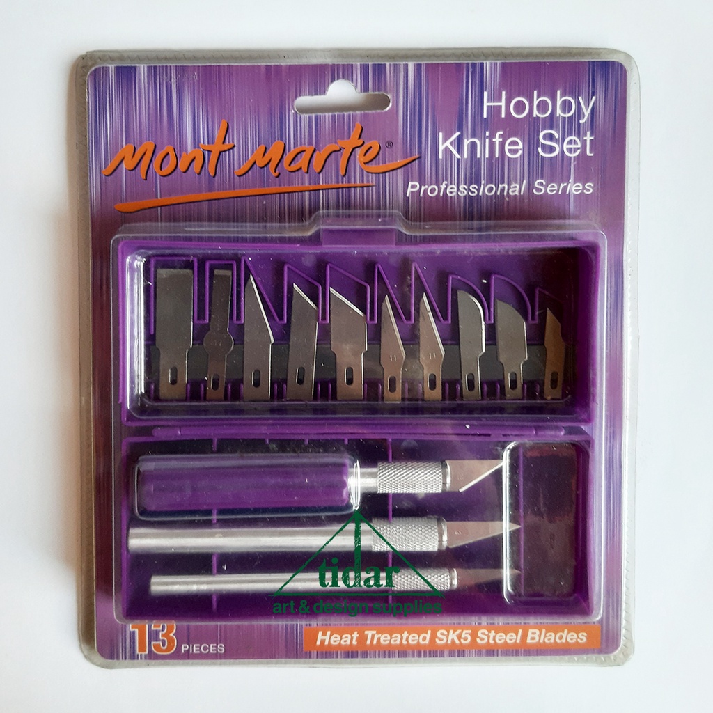 

Mont Marte Hobby Knife Set - Art Knife - Cutter - Pisau Ukir