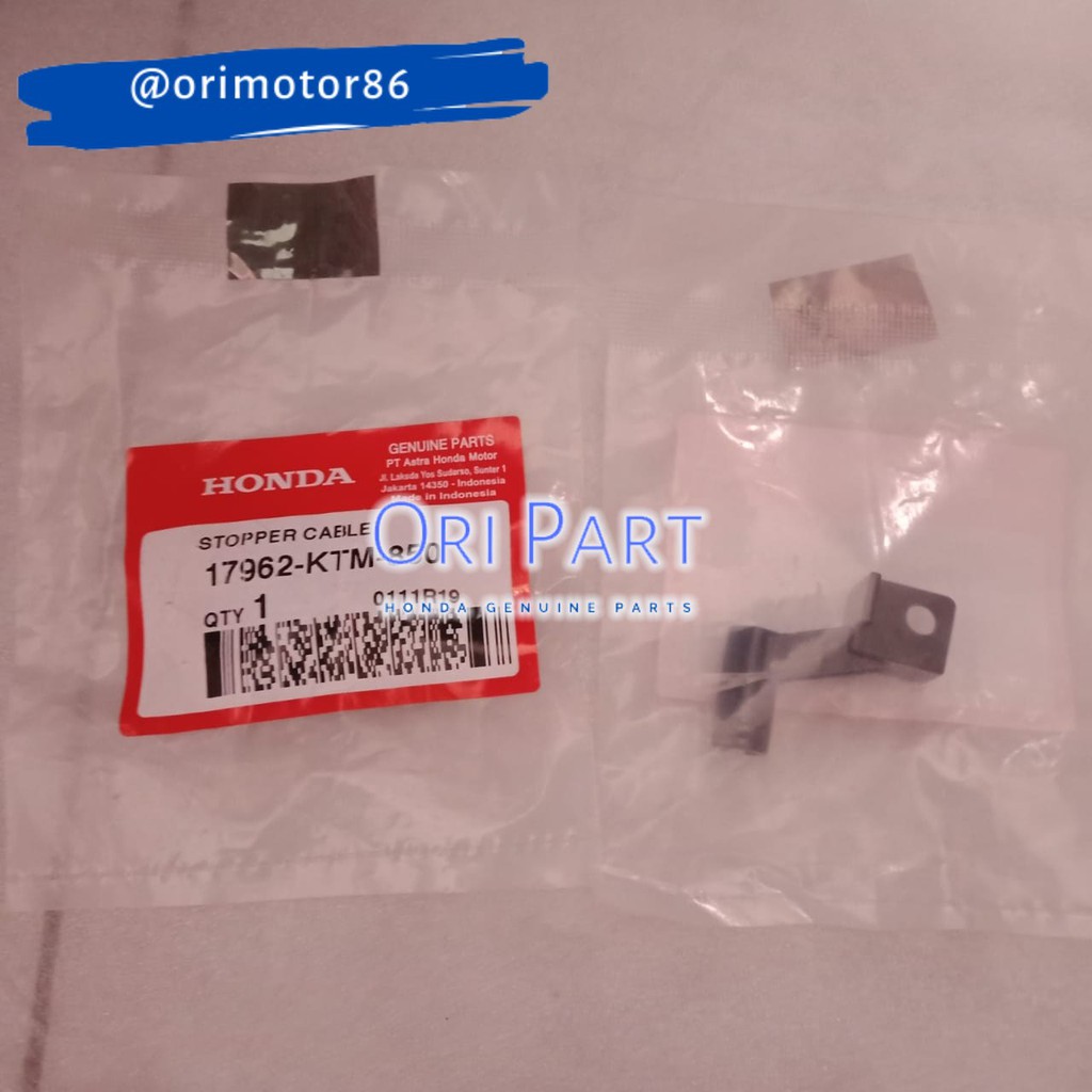 17962-KTM-850 DUDUKAN CUK - STOPPER CABLE KARISMA SUPRA X 125 LAMA BATMAN