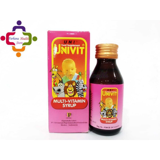 Original Univit Syrup 60 ml / Multivitamin Anak Sirup