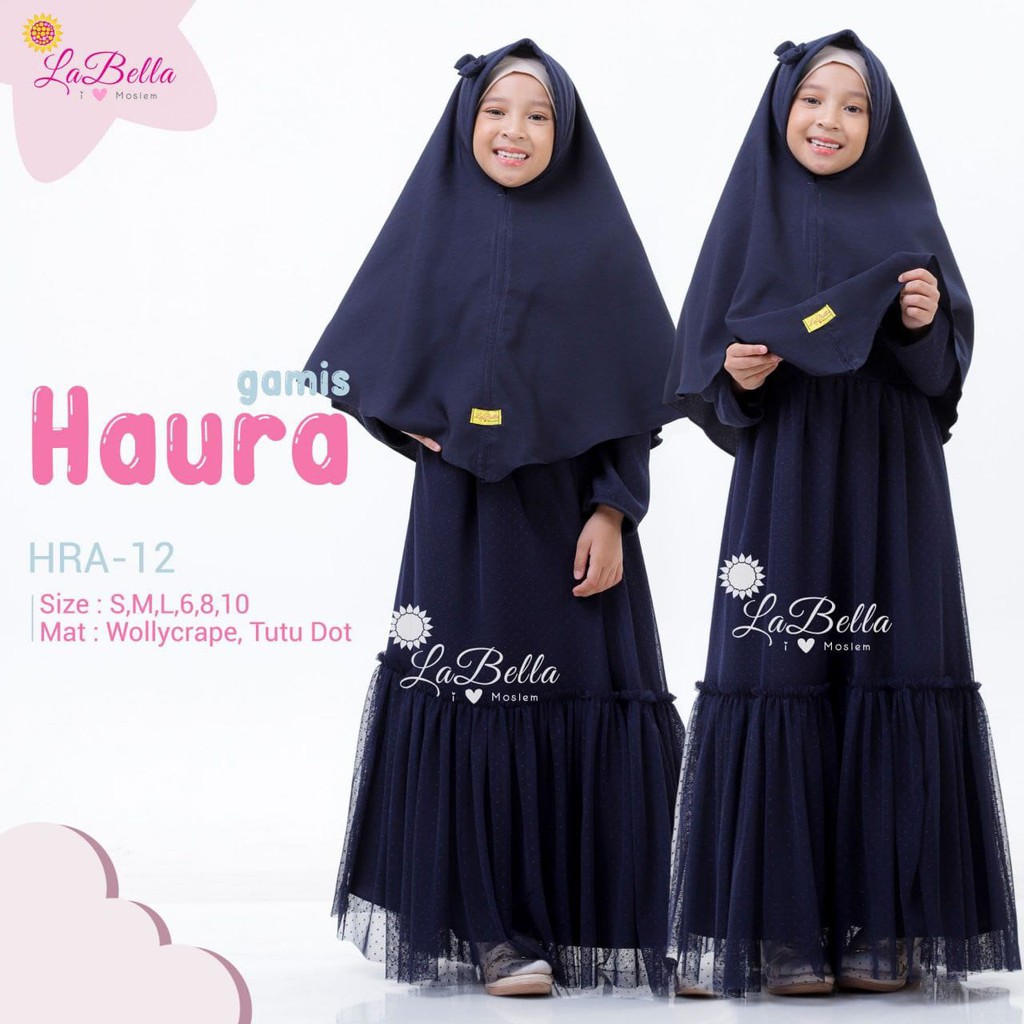 Gamis Anak Labella Terbaru Haura HRA-12