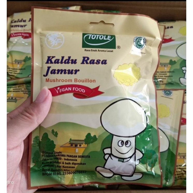 

TOTOLE KALDU JAMUR / VEGAN FOOD MUSHROOM 80gr