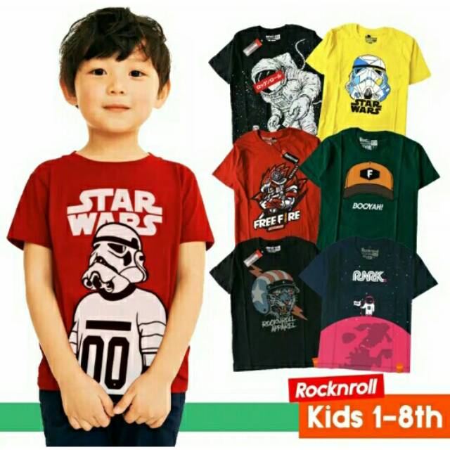 Kaos Anak Troopers dkk 1-7 tahun