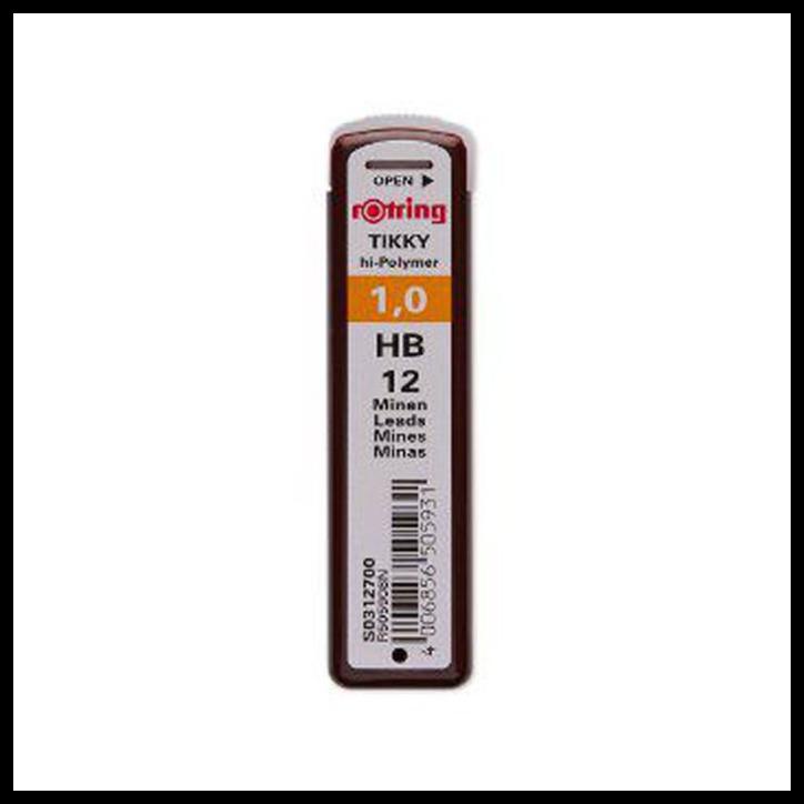 

Rotring Tikky Hi-Polymer Pencil Lead 1.0 Mm Hb / Isi Pensil Mekanik
