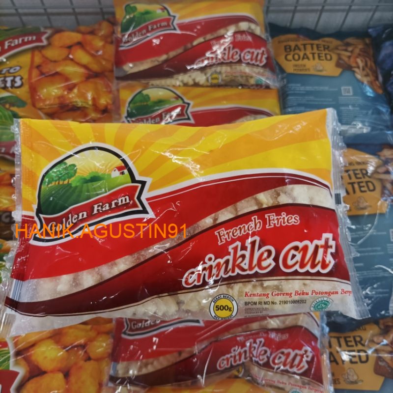 

kentang crinkle cut 500gr /Kentang 500gr