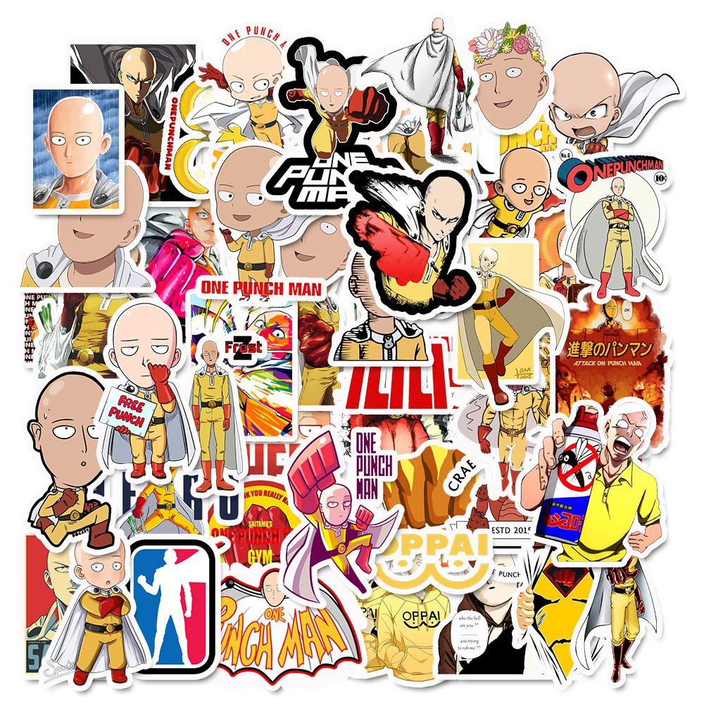 OPM001 – Sticker / Stiker / Stationay /Alat Tulis Anime Manga Cosplay Jepang One Punch Man