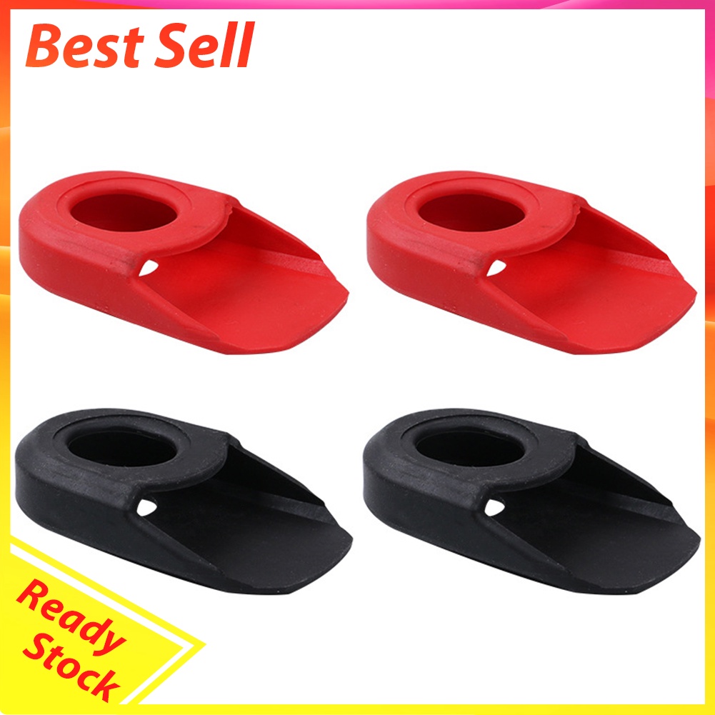 2pcs MTB Bike Crank Protective Cover Silicone Bicycle Crankset Case Caps