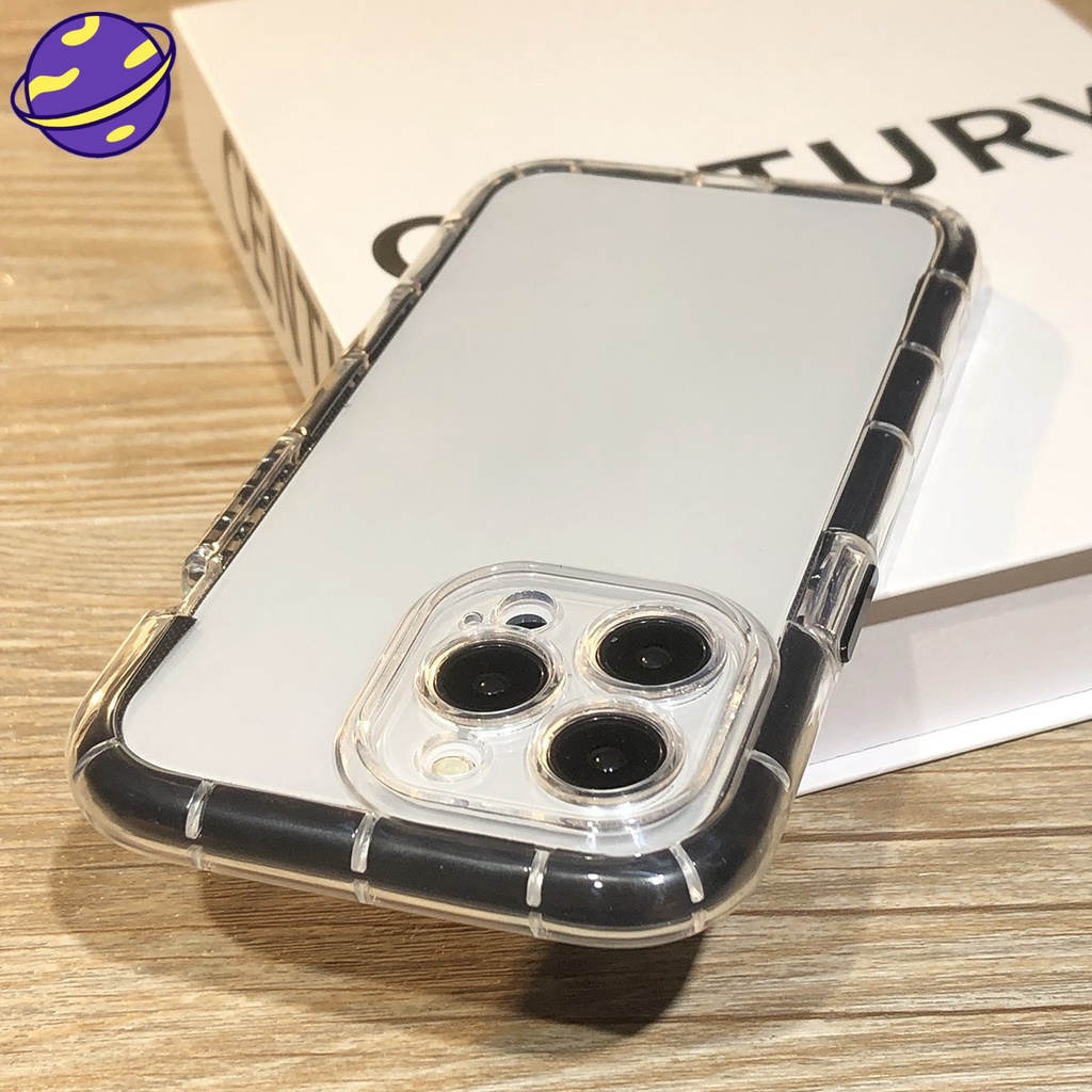 Soft Case Transparan Luminous Shockproof Cover iPhone 13 12 11 Pro X XS Max XR