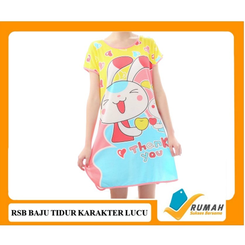 RSB BAJU TIDUR KARAKTER  LUCU Shopee Indonesia