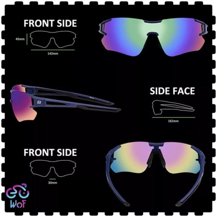 Kacamata Sepeda Gowes ROCKBROS 10128 Polarized Anti UV Pria Wanita Ori