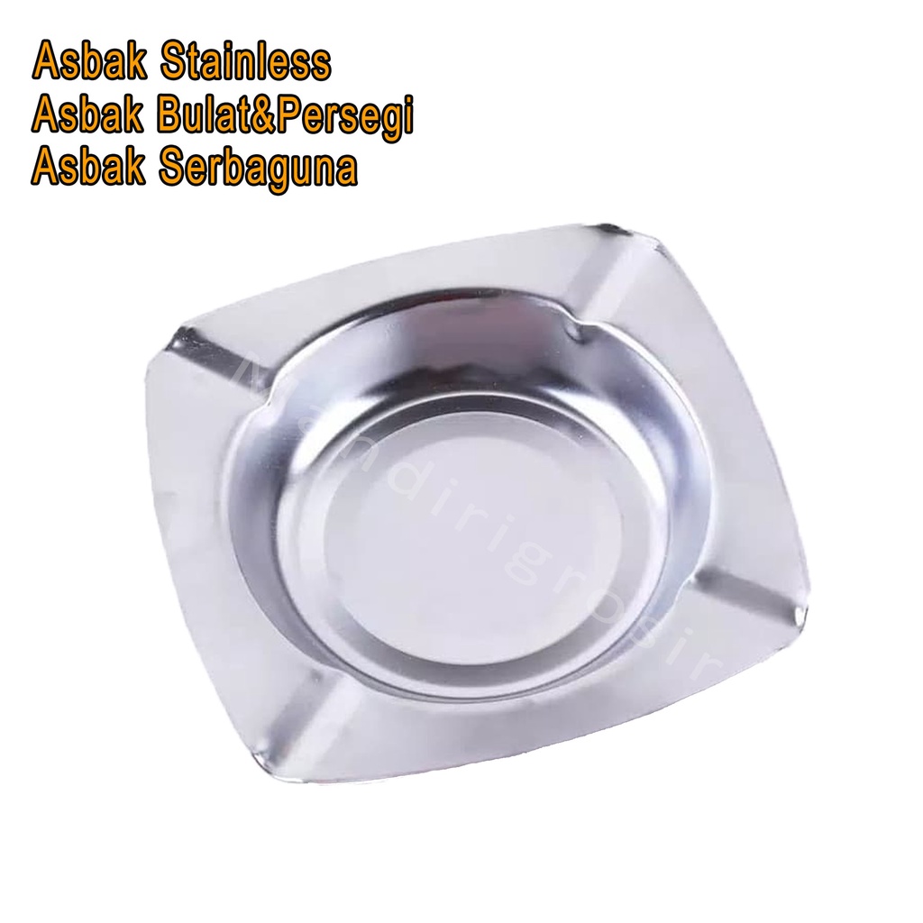 Asbak Stainless *Asbak * Asbak Rokok *Asbak Serbaguna