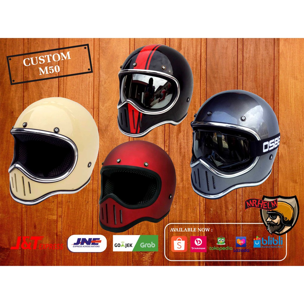 HELM CUSTOM M50 RETRO / HELM CLASSIC ( MR HELM )