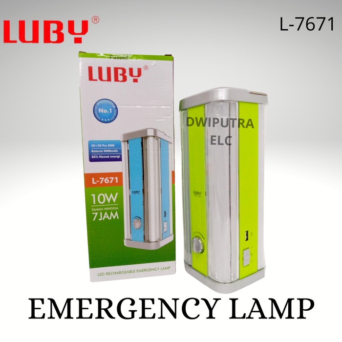 LAMPU EMERGENCY LUBY LED L7671 L 7671