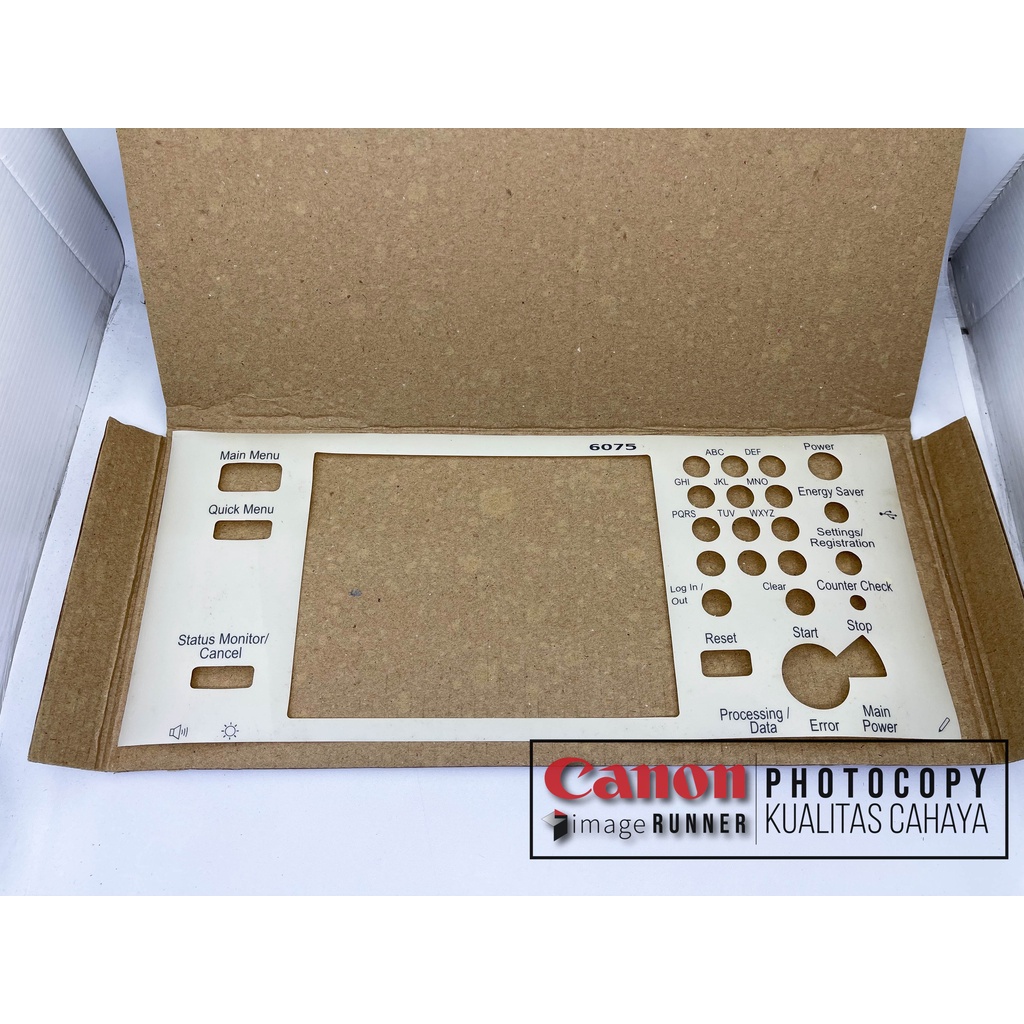 Sheet Control Panel Assy Mesin Fotokopi Canon IRA 6075 Import