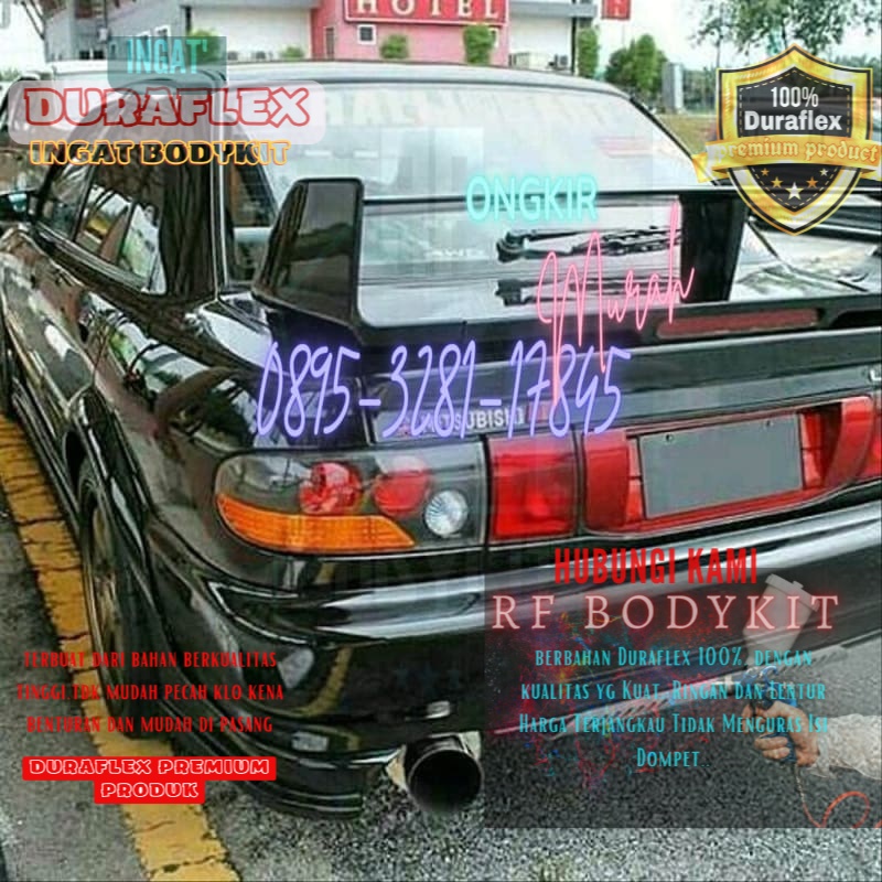 bodykit Mitsubishi Evo 3. lancer evo 3 bahan duraflex berkualitas