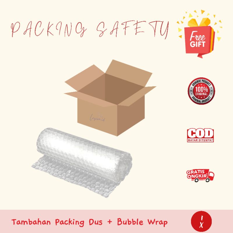 

EXTRA BUBBLE WRAP / TAMBAHAN PACKING