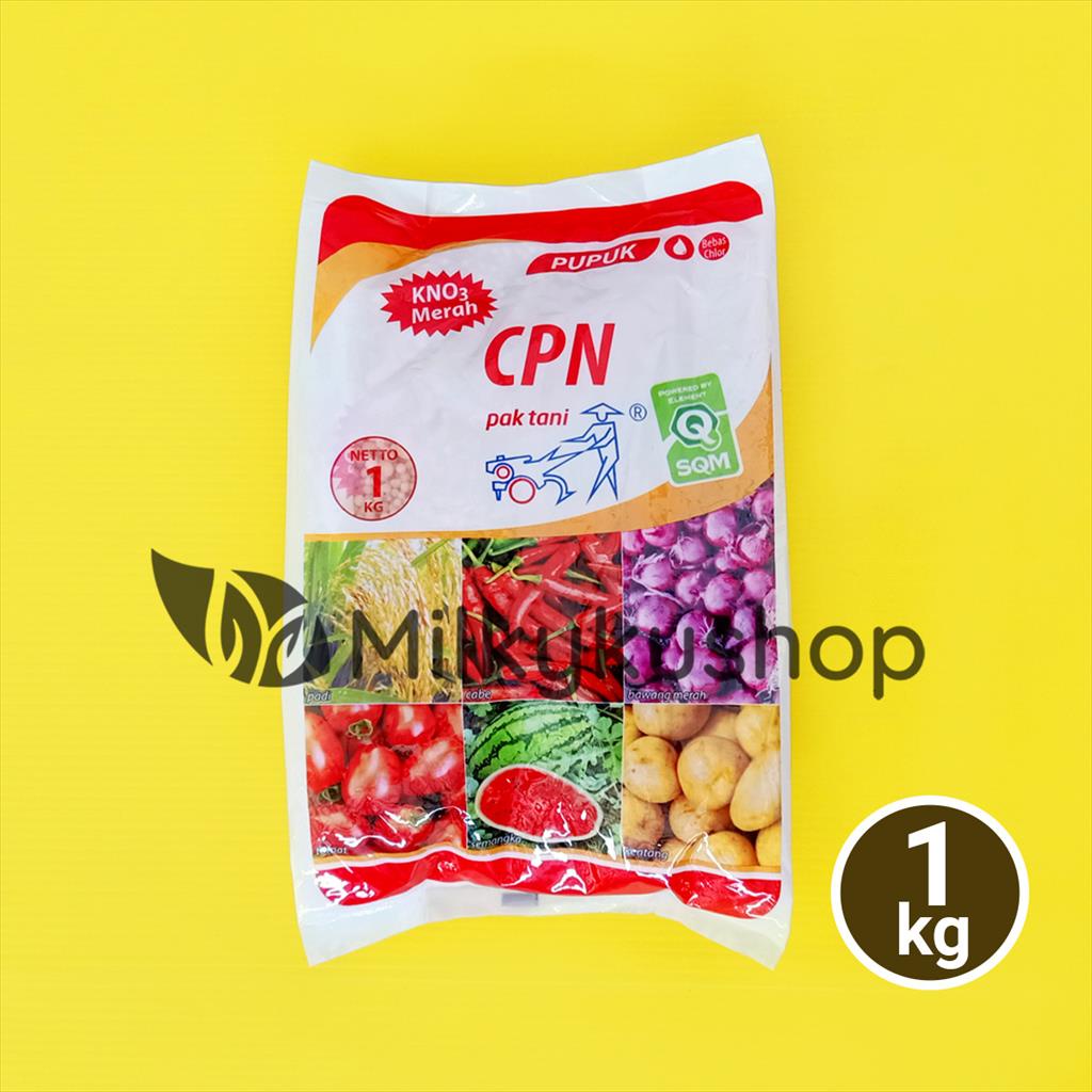 PUPUK KNO3 MERAH CPN 15-0-14 PAK TANI TANAMAN KEMASAN PABRIK 1 KG