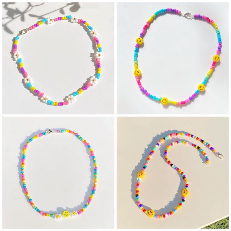 Part 1 Beads Necklace Kalung Manik-manik / Choker Necklace / Choker Manik / Choker Korea / Kalung Ch