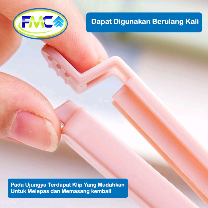 Penjepit Makanan Klip Plastik Bungkus Cemilan Clip Sealing Snack Sealer Segel Jepit Ringan Rapat Anti Angin