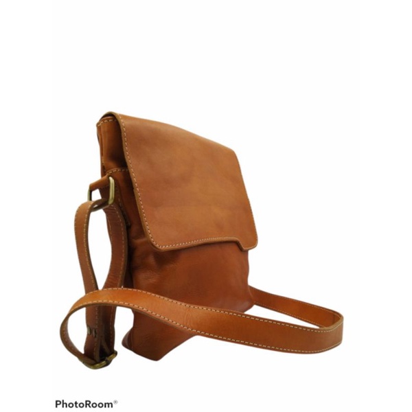 tas kulit pria selempang polos