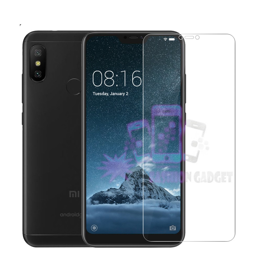 Tempered Glass Xiaomi Mi A2 Lite Anti Gores Kaca Screen Protector Screen Guard Pelindung Layar Clear