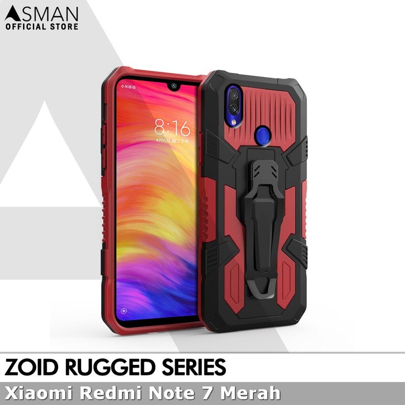 Asman Case Xiaomi Redmi Note 7 Zoid Ruged Armor Premium