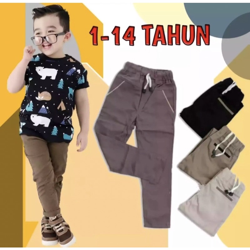 CELANA CHINO ANAK/ BAWAHAN ANAK TERLARIS