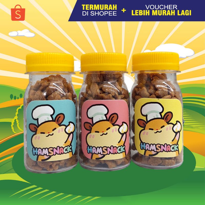 HAMSNACK TUNA- Makanan Hamster Camilan Hamster Snack Hamster Landak mini Gerbil Rasa Tuna