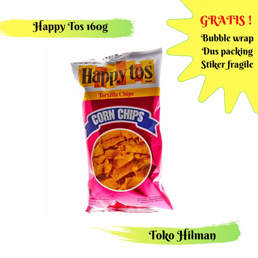 

Happy Tos Merah 160g – Tortilla Corn Chips Jagung Bakar Cemilan Ringan