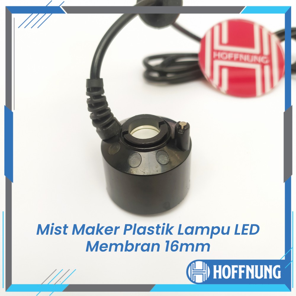 Mist Maker Mesin Kabut Lampu LED Membran 16mm Ultrasonic Bahan Plastik