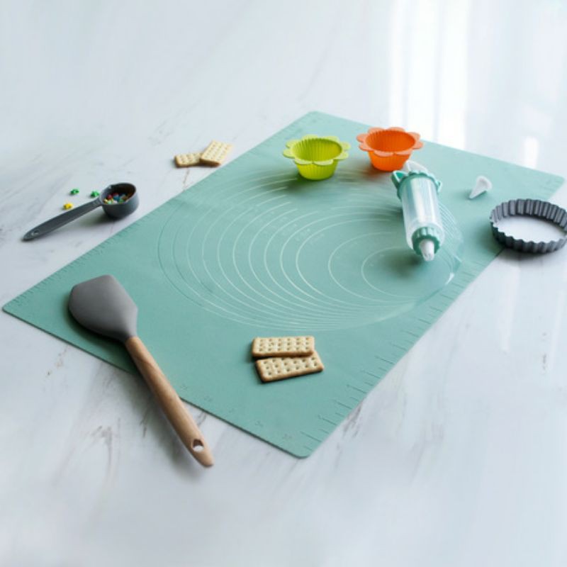 premium doff silicone mat kneading dough 60x40cm / alas ulen roti / silmat