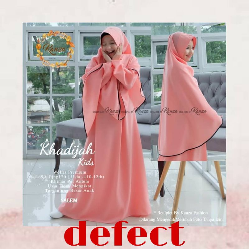 GAMIS SET ANAK TANGGUNG SYARI WOLFIS POLOS ORI KANZA