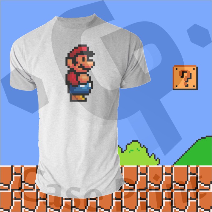 custom kaos mario bross