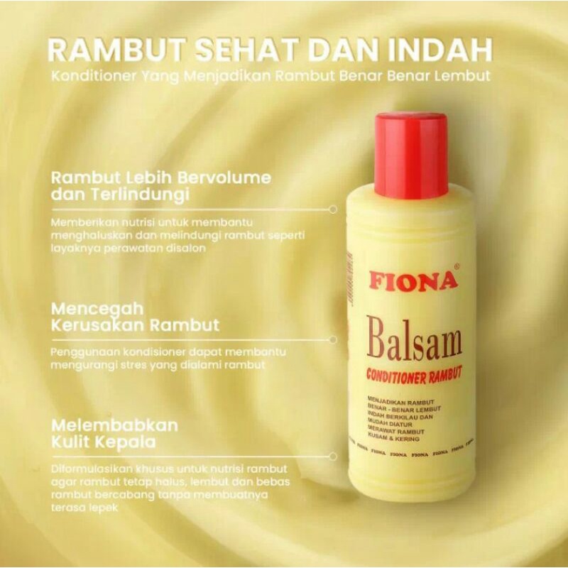 (FIONA)BALSAM FIONA/CONDITIONER FIONA 400ML/PELEMBUT RAMBUT FIONA/FIONA KONDISIONER RAMBUT