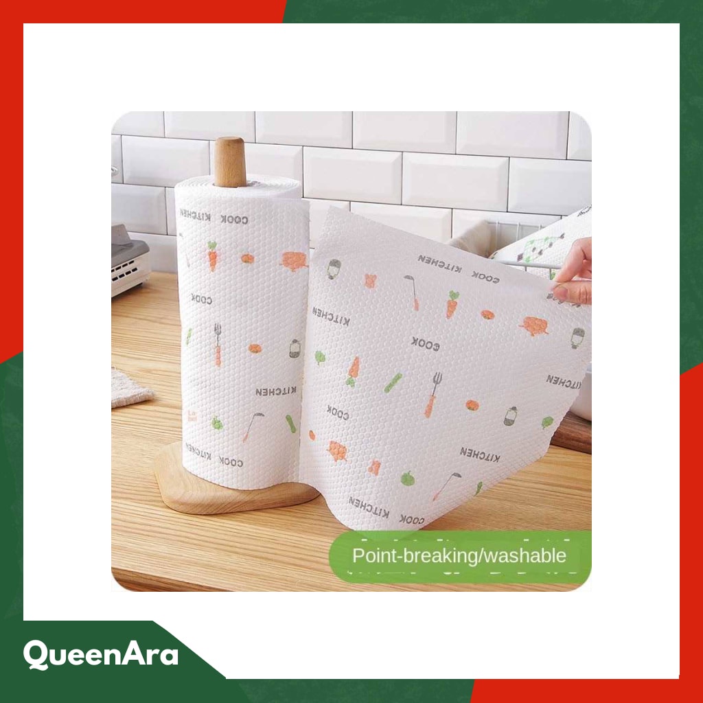 EOU HOME Tisu Kertas Reusable Paper Towel 1 Roll (50 Helai) - MB104