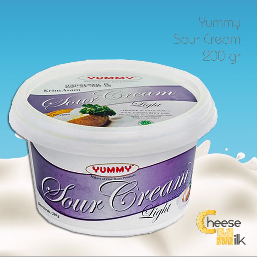 

Yummy Sour Cream Cheese 200 gr x 6