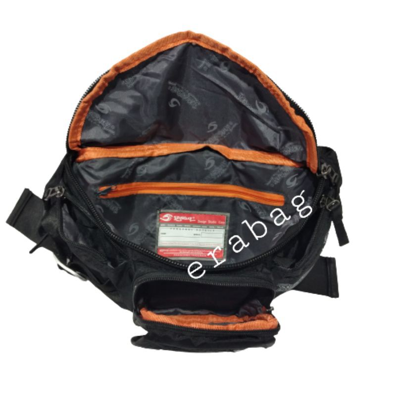 JUNGLESURF TAS PINGGANG WAISTBAG BY ALTO 04531J HITAM