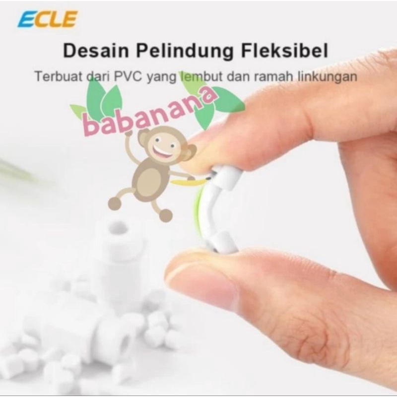 ECLE pelindung kabel iphone data apple protector shield charger usb