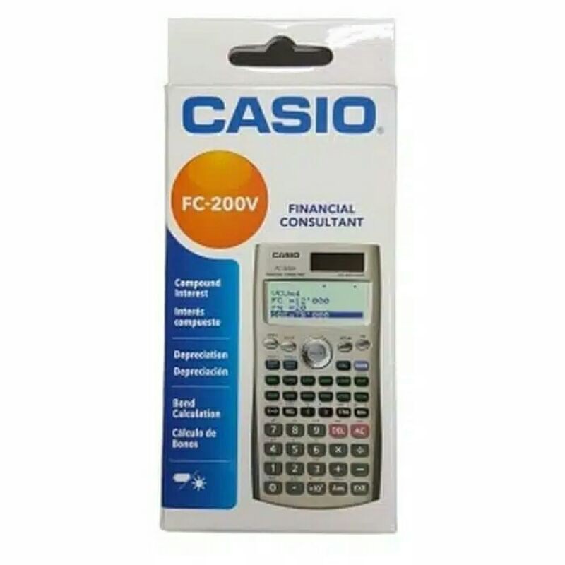 

Casio FC-200V Financial Calculator Keuangan FC 200 V