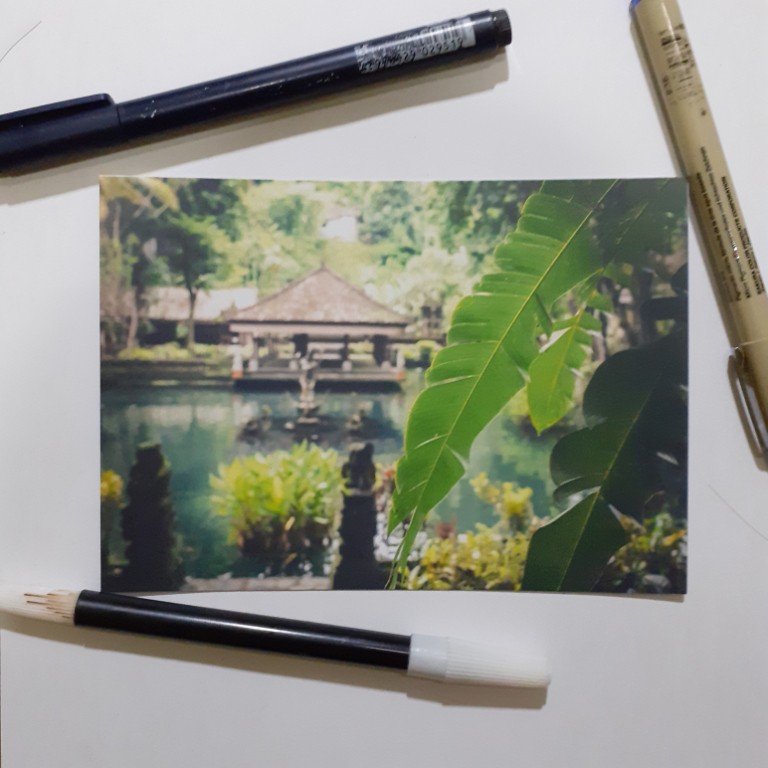 

[A-01] Kartu Pos/Postcard Taman Tropis Bali