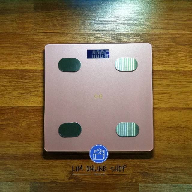 Timbangan Badan Digital Pintar Bluetooth For Android &amp; IOS Smart Body Scale