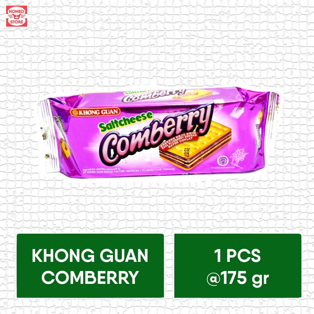 

Khong Guan Saltcheese Comberry Biskuit 1 Pcs