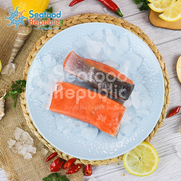 

SALMON - 200 GRAM FROZEN FISH FRESH SEAFOOD STEAK MAKANAN BEKU