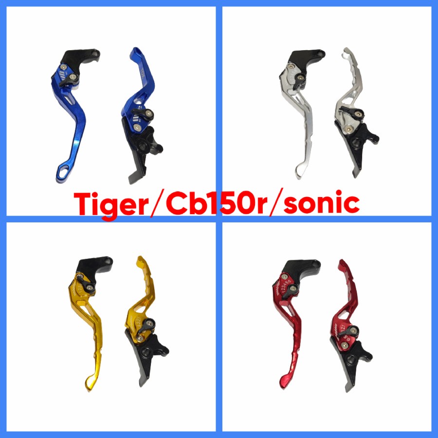 Handle rem cb 150r old CB150R new  tiger Megapro satria fu Sony kiri kanan stelan cnc