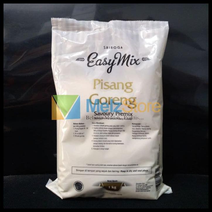 

4LHX TEPUNG PREMIX SRIBOGA EASYMIX PISANG GORENG 1KG WQI4