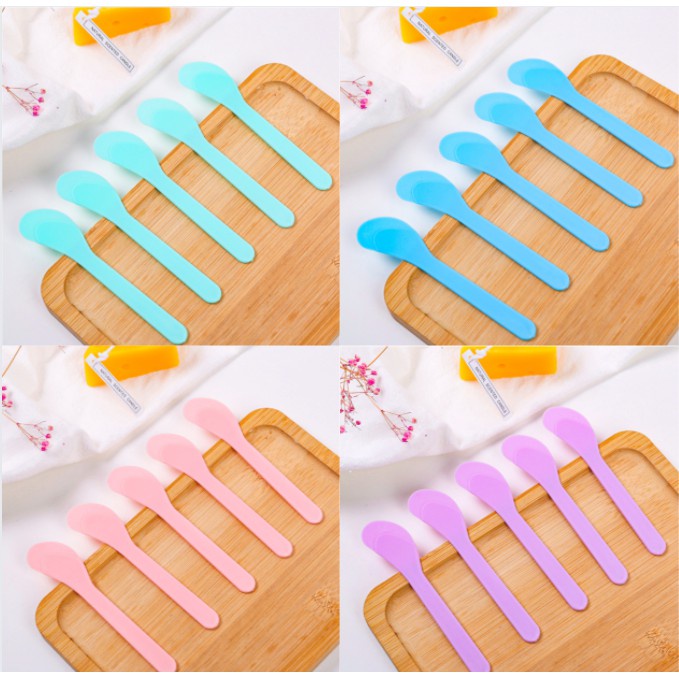 SPATULA KUAS MASKER PLASTIK (BAHAN TEBAL) / KUAS MASKER TEBAL