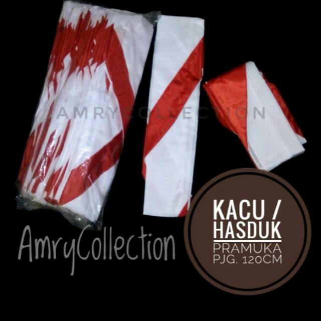 Kacu pramuka / Hasduk pramuka / Dasi pramuka Panjang 120cm Kacu SD SMP SMA