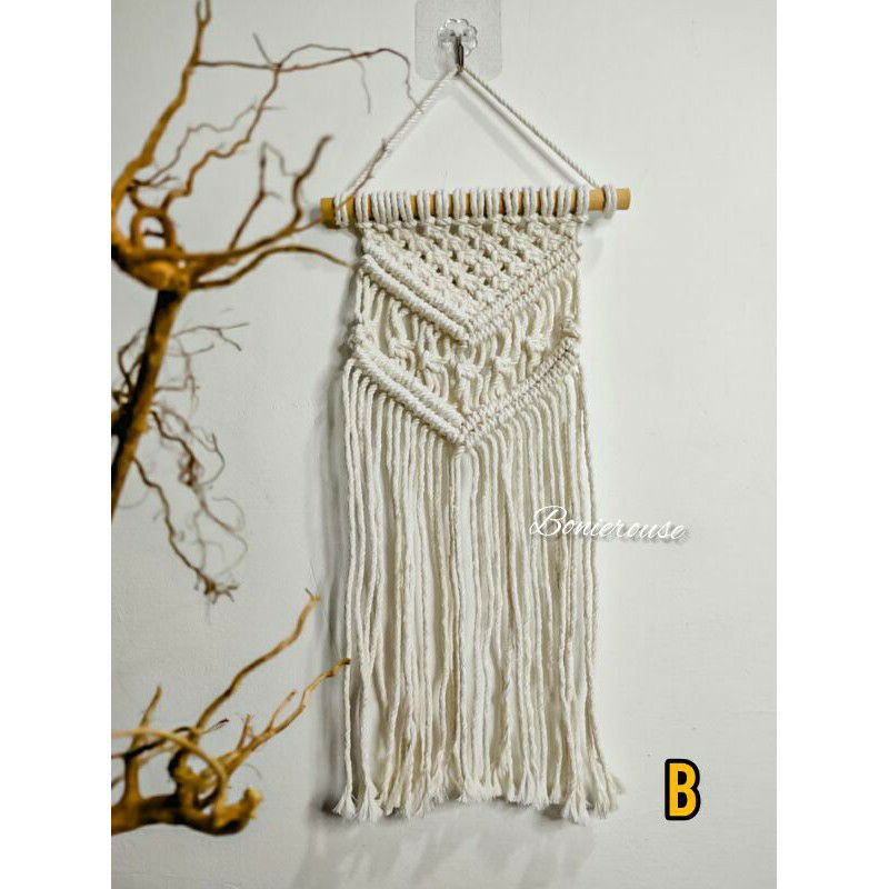 macrame wall hanging / makrame hiasan dekorasi dinding 01