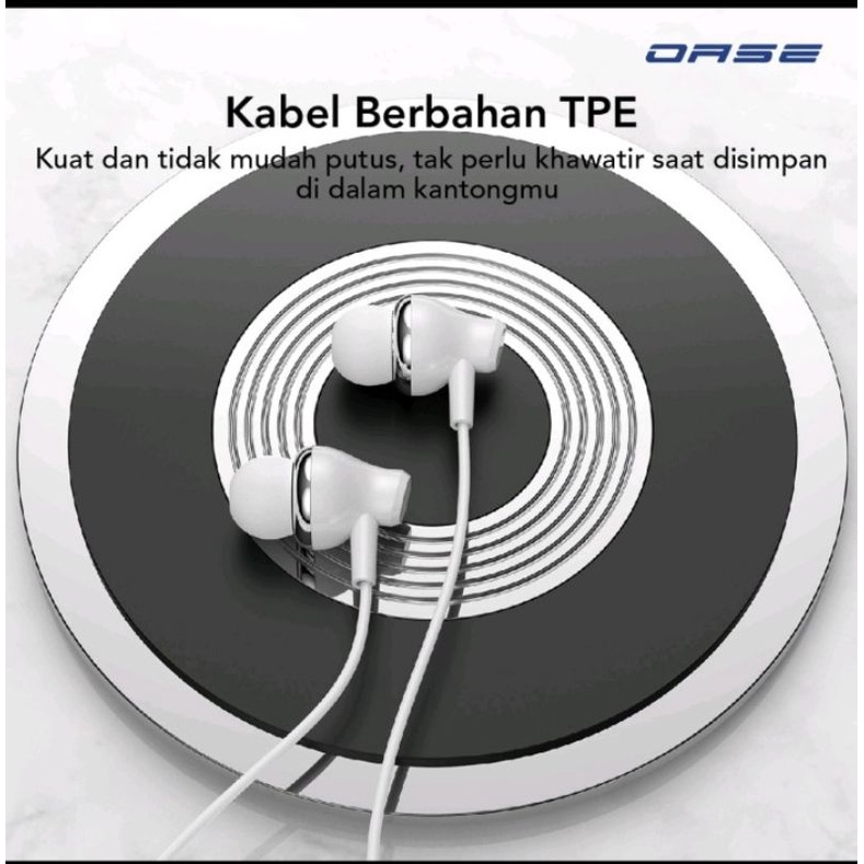 Headset Earphone OASE TK3 Original Garansi Resmi