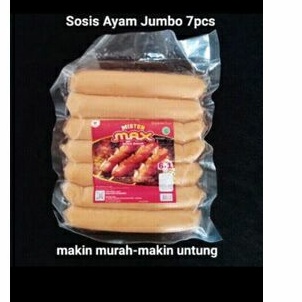 

Mister max sosbak-sosis bakar rasa ayam isi 7 500gr
