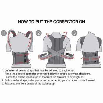 Terapi Koreksi Postur Punggung Bungkuk Belt Magnetic - Y11002